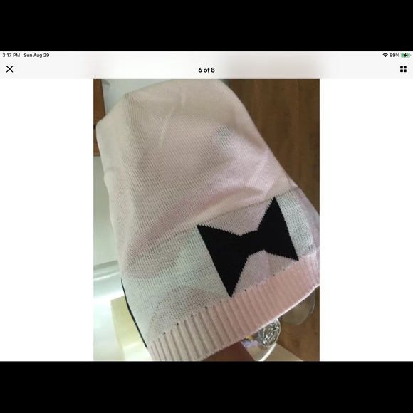 Kate Spade pink beanie knit hat NWT - Picture 3 of 8